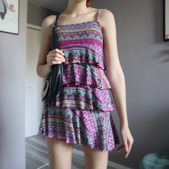 Patterned Layered Shirt - Picture 4 of 6